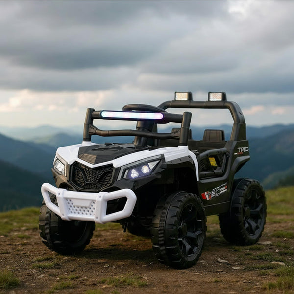 Baybee Terrago Battery Operated Jeep for Kids, Ride on Toy Baby Car with Light & Music