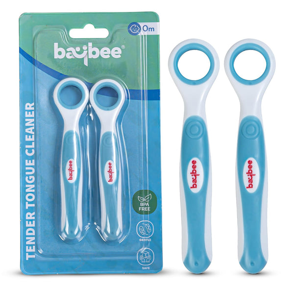 Baybee Soft Silicone Baby Tongue Cleaner BPA Free Oral care (Pack of 2)