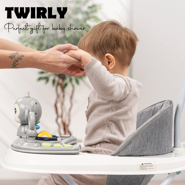 Baybee Twirly Baby Walker Cum Rocker Kids Walker for Babies with Adjustable Height