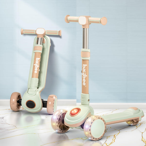 Baybee Taz Skate Scooter for Kids, Smart 3 Wheel Kids Scooter with Height Adjustable