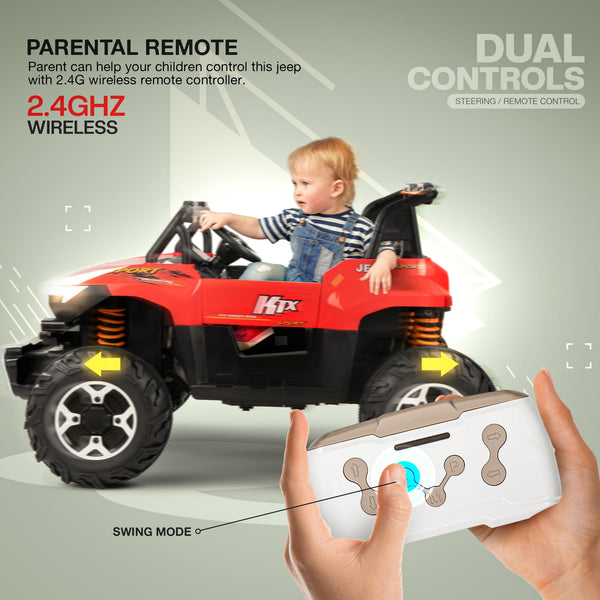 Baybee Autobot Rechargeable Battery Operated Jeep for Kids