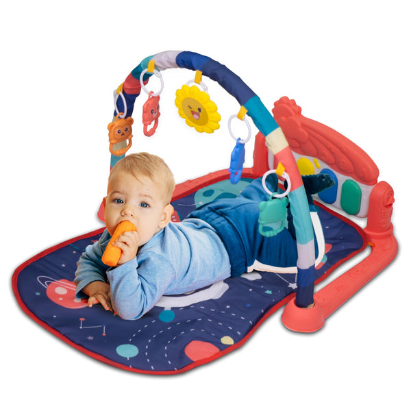 Baybee Universe Theme Kick & Play Piano Playgym for Babies with Hanging Rattles - Piano