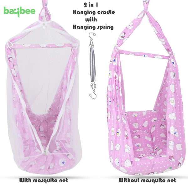 BAYBEE Ziggy  Cotton Hanging Cradle for Newborn Baby