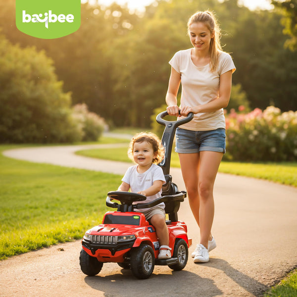 Baybee Speedy Pro Ride on Cars for Kids Portable Baby Push Rideons