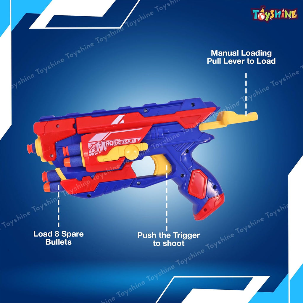 Blaze Storm Manual Soft Bullet Gun for Kids