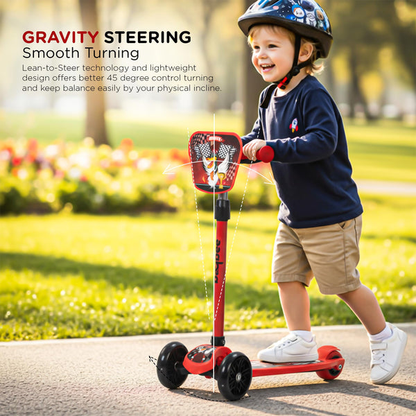 Baybee Zypher Kick Scooter for Kids with 4 Height Adjustable