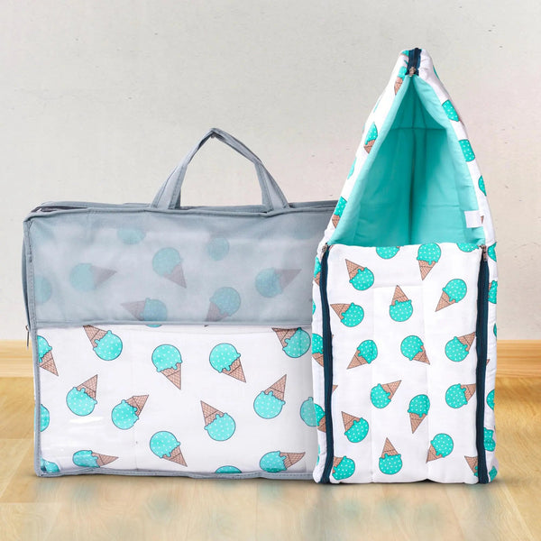 Baybee 3 in 1 Cotton Baby Bed Cum Carry Bed for New Born 0-6 Months Boys Girls