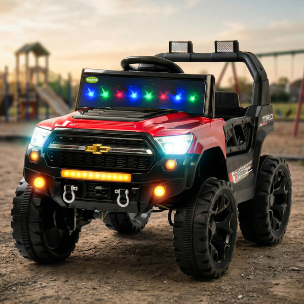 Baybee TerraX Battery Operated Jeep for Kids with Parental Control