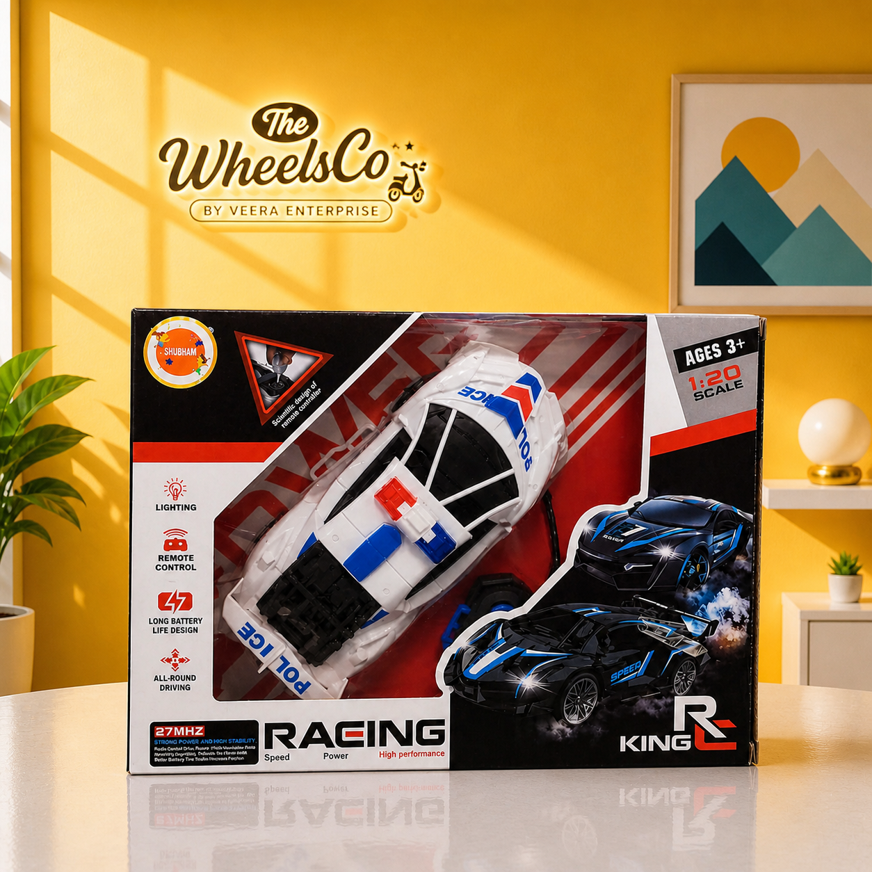 R/C King Police Car for Kids