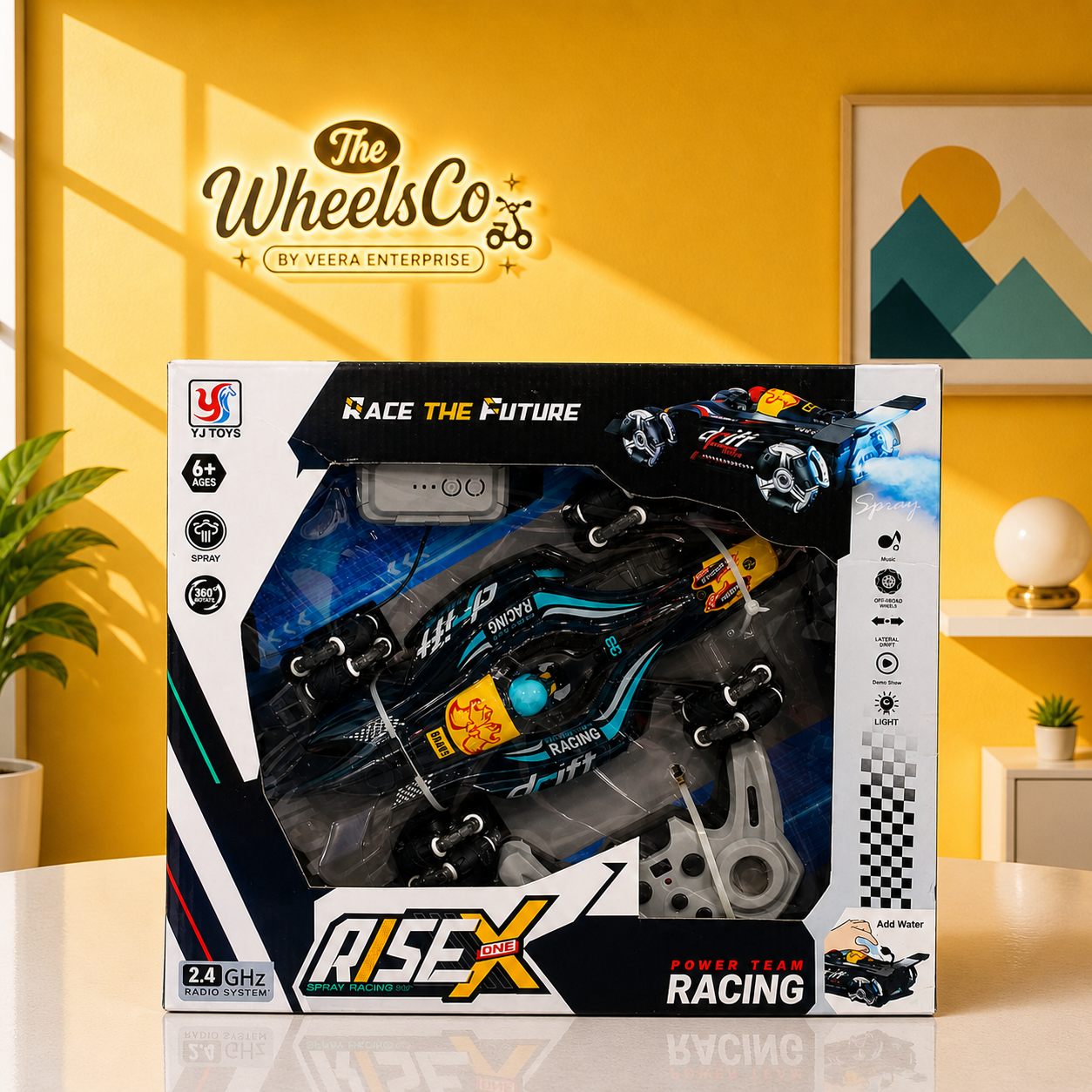 R/C Rise X-One Spray Racing for Kids