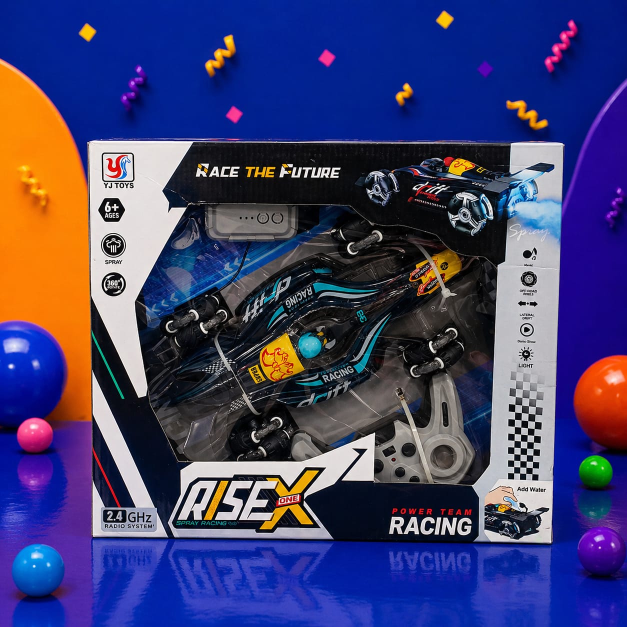 R/C Rise X-One Spray Racing for Kids