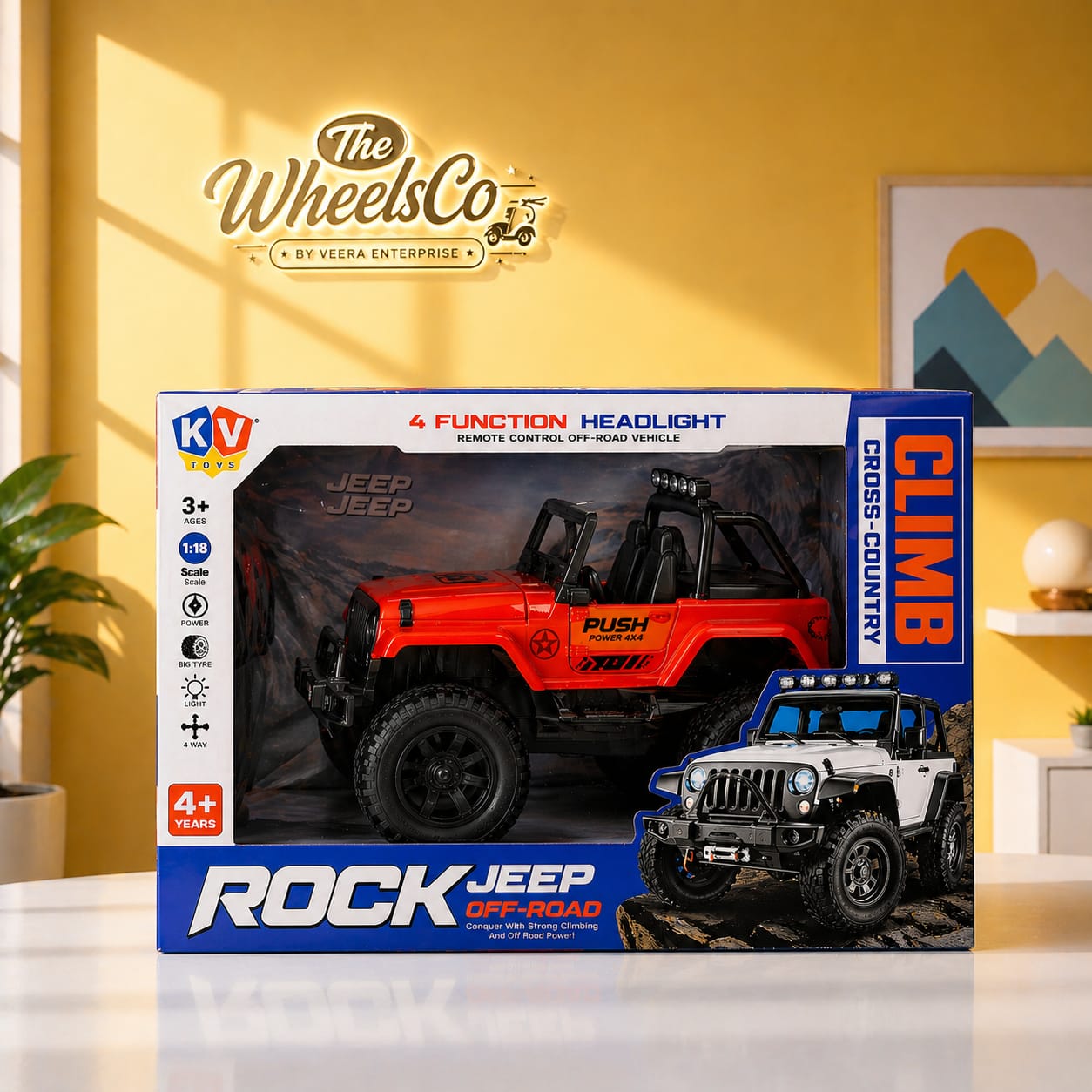 R/C Rock Jeep OFF-ROAD for Kids