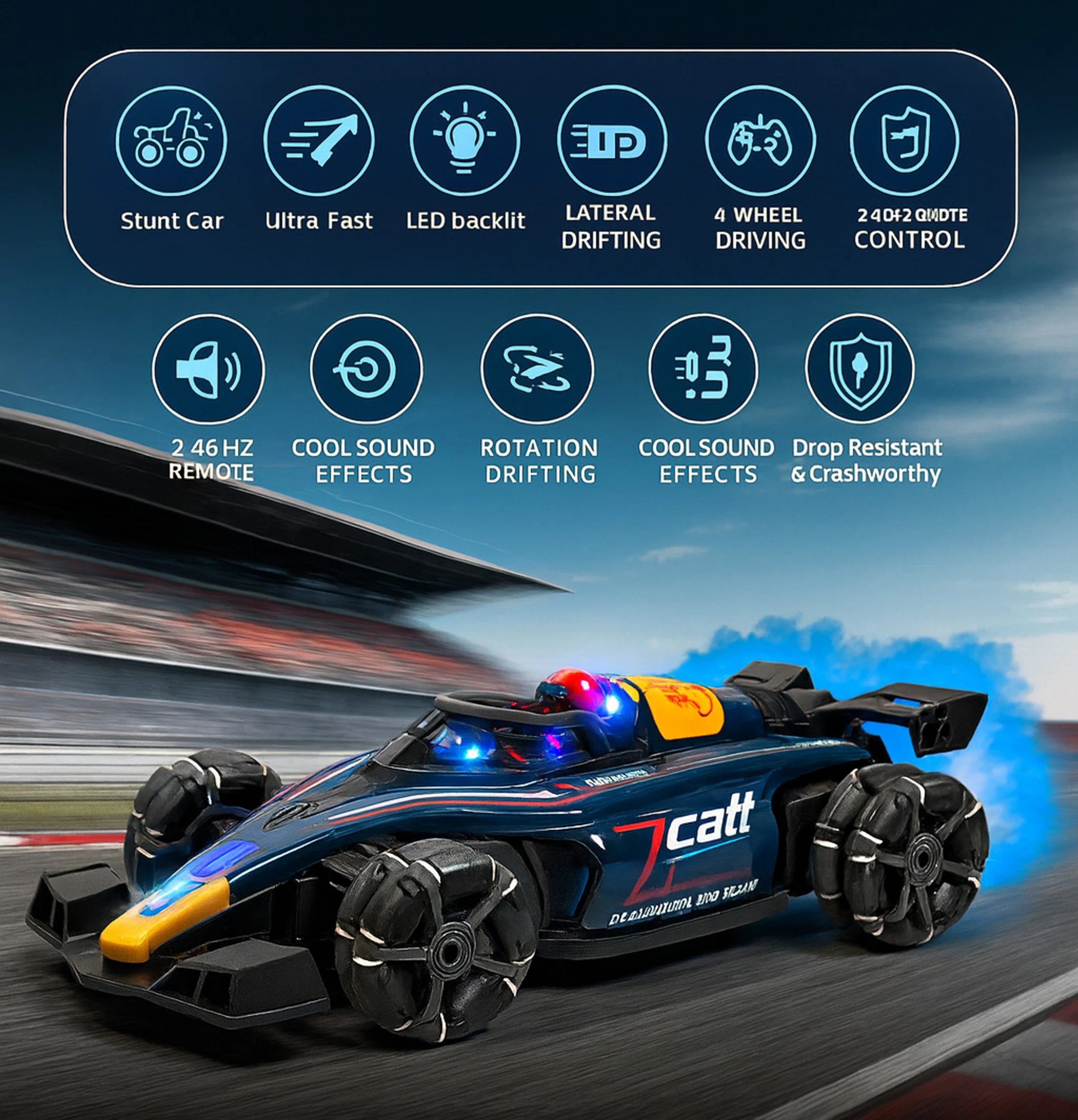 R/C Rise X-One Spray Racing for Kids